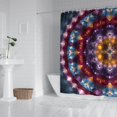 thumbnail image 2 of Colorful Tie Dye Mandala Pattern Shower Curtain 84"x72" ,Bathroom Decorative Shower Curtains Set with 12 Hooks,Modern Waterproof Washable Shower Curtain, 2 of 6