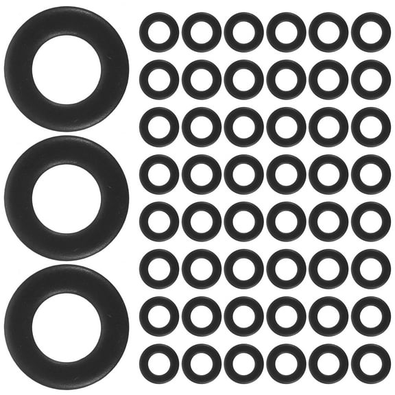 100 Pcs Washers Seal Gaskets Kit Metal Flat Anti-loosening 3/16 Leak-proof Bolt