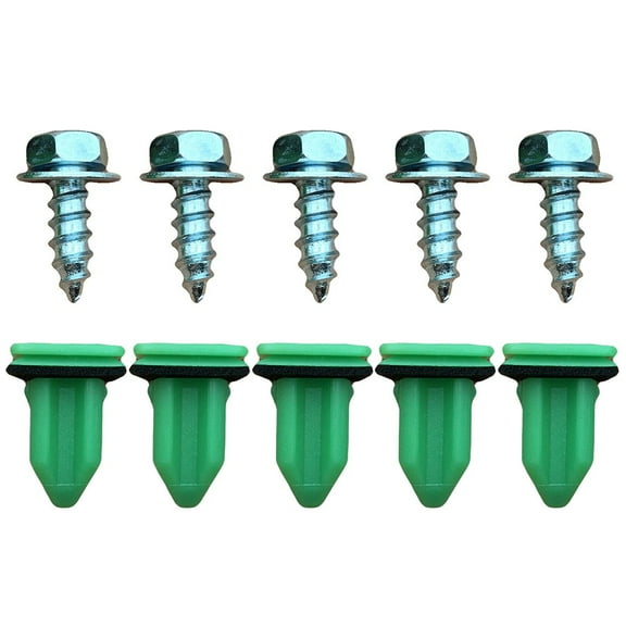 BAMILL 5set Car Door Speaker Cover Grommet Screw Nut Clips for Toyota
