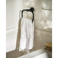thumbnail image 2 of Moen YB0586BL Colinet Bathroom Hand -Towel Ring, Matte Black, 2 of 4
