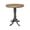 Hickory And Washed Coal, variant on 30" Round Top Solid Wood Pedestal Table in Hickory/Washed Coal - Dining Height