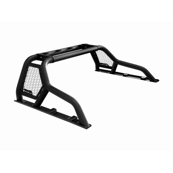 Armordillo Truck Bed Bar 7180338 CR1 Series; 3 Inch Tubular Bar; Mounts Up To 4 Lights; Powder Coated; Black; Steel