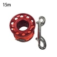 thumbnail image 3 of Becaristey Cave Path Seeker Diving Reel Flat Rope Water Sports Portable Winding Line Spool Dive Gear Outdoor Equipment Accessories 15m Red, 3 of 6