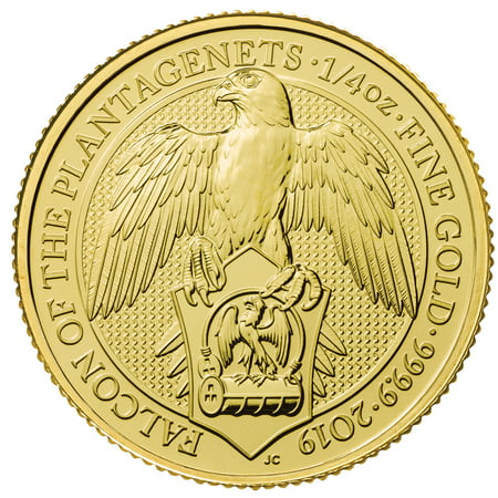 2019 1/4 oz Queen's Beasts Falcon of the Plantagenets Gold (Best Pilates App For Iphone 2019)
