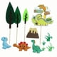 thumbnail image 5 of 12 adornos de dinosaurio para tartas, cupcakes, figuras de dinosaurio, decoración para tartas de niñas, proyectos de para cumpleaños y, 5 of 8