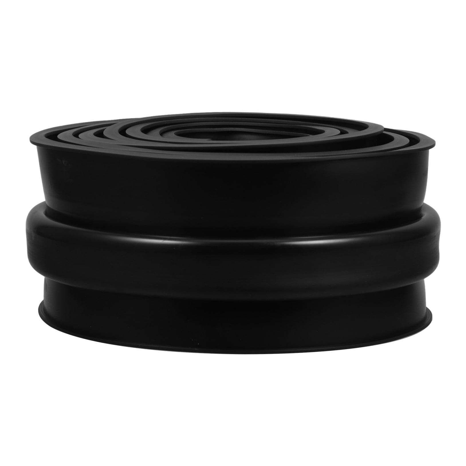 COMPUKAS Black Garage Door Bottom Seal Rubber Weather Stripping Strip 1 Set