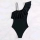 thumbnail image 5 of Trajes de baño para mujer, Trajes de baño para mujer, Traje de baño de mujer de color, Tirante único, Traje de baño de malla con costuras, Traje de baño para mujer, 5 of 8