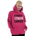 thumbnail image 5 of Stronger Than Breast Cancer Warrior Hoodie Sweatshirt Women Brisco Brands S, 5 of 6