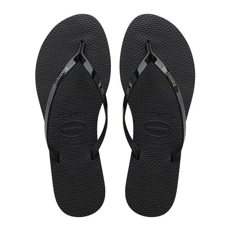 Slim Metallic Flip-Flops