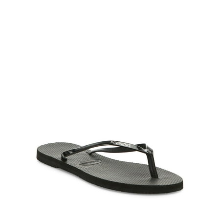 Slim Metallic Flip-Flops