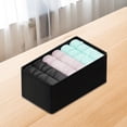 thumbnail image 6 of Leodye 1PCS Reinforced Handle Foldable Storage Box , Large Capacity Wear-Resistant Organizer for Closet Flat Storage Moving -11.02x5.91x4.72in, 6 of 6