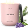 thumbnail image 2 of MINSUI-Lavender Scented Candles for Women - Aromatherapy Candle for Relaxation & Sleep Calm, 14.1oz Soy Candles for Home Scented, Birthday Mothers Day Candle Gifts for Women Mom, 2 of 3
