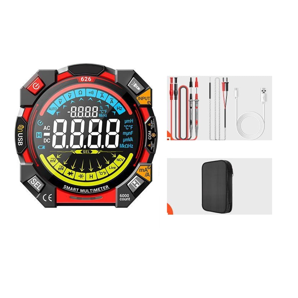NEXAVKPR Multimeter Tester Digital Multimeter with Voltmeter and Ohm Meter Resistance; Tests Live, Continuitys