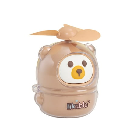

Cute Children s Mini Cartoon Animal Fan USB Charging Fan Portable Handheld Fans
