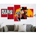 thumbnail image 1 of 5 Cuadros Decorativos Red Dead Redemption 2 Canvas Listo Para Colgar 150x84cm Jungle Art Impresion Tela Arte, 1 of 6