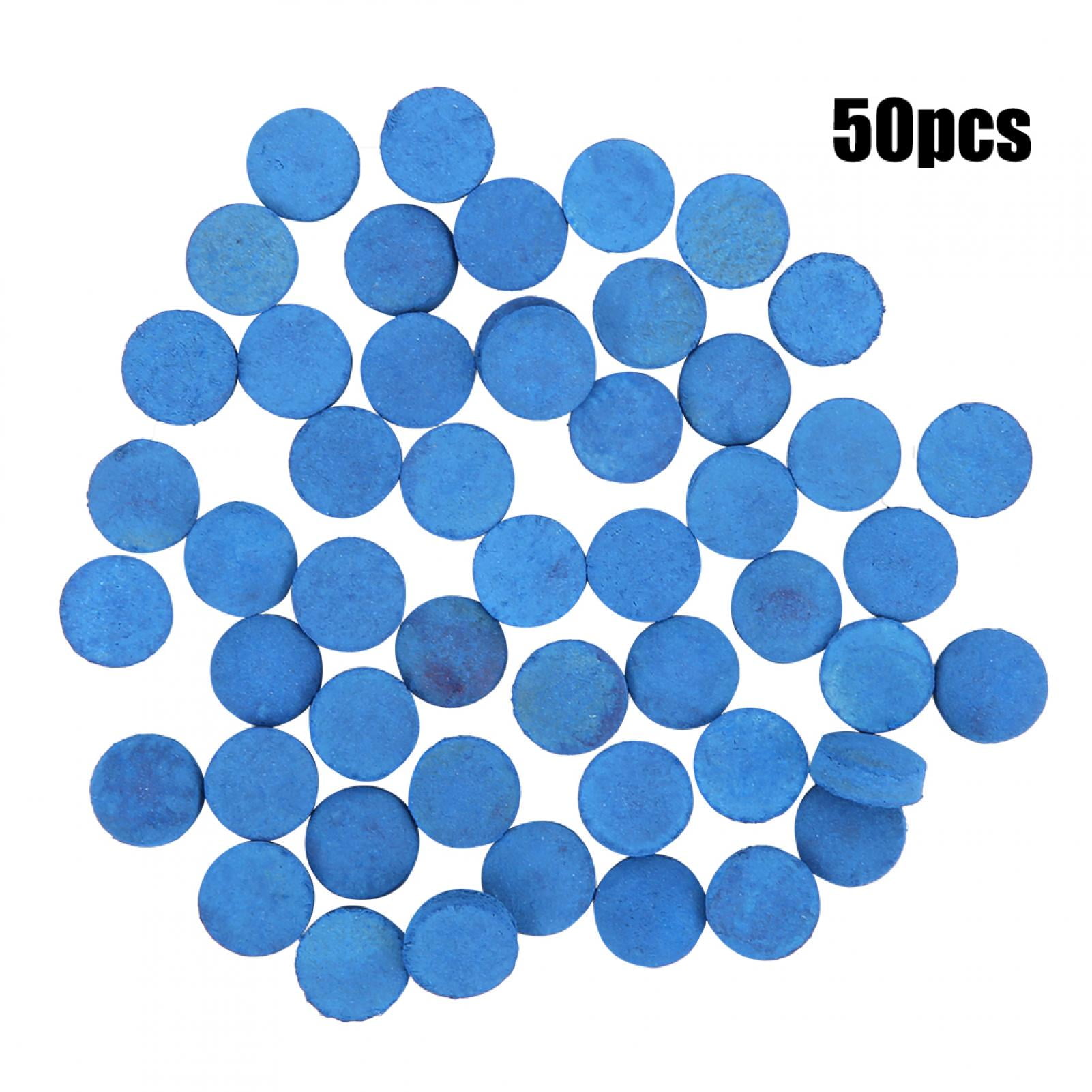 50PCS 9MM/10MM/13MM Cue Tips for Pool Cue Snooker Billiard Durable Accessories 