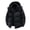 Black, variant on Wrtxtat Men's Winter Puffer Jackets Bomber Coats with Hood Heavyweight Warm Thermal Zip-Up Outerwear Jackets Pink XXL
