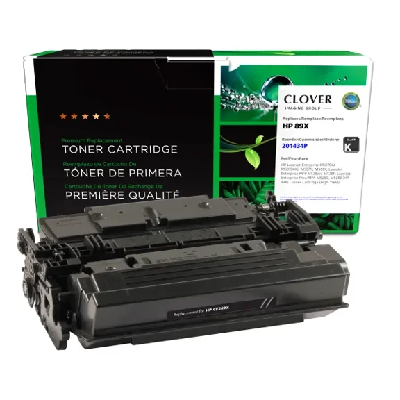 Remanufactured Clover Imaging High Yield Toner Cartridge (New Chip) compatible with HP 89X (CF289X)