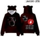 thumbnail image 1 of Doors Roblox-Sudadera con capucha y orejas de gato para parejas, suéter informal holgado de moda callejera, tendencia que combina con todo, Escape de la puerta, 1 of 4
