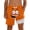 00-Orange556, variant on Tiijoy Boys Swim Trunks Funny Face Print Swim Shorts with Compression Liner, Sizes 5-16