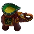 thumbnail image 3 of Elephant Clay Diya Special Decorative Diwali Item Oil Lamp Indian Festival Gift, 3 of 6