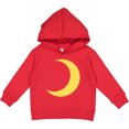 thumbnail image 2 of Inktastic Cute Yellow Moon Toddler Hoodie, 2 of 4
