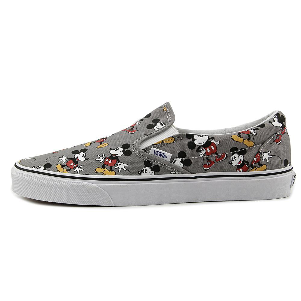 Vans Men's Classic Slip-On Disney Mickey Mouse / Frost Grey Ankle 