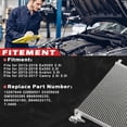 thumbnail image 3 of PANGOLIN A/C Condenser 3794 Fit for 2010-2018 Buick Allure Cascada LaCrosse Regal Verano, 2011-2019 Chevrolet Cruze Impala Malibu Air Conditioning Condenser Auto Replacement Part OE 7-3794, 22869501, 3 of 7