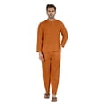 thumbnail image 1 of Inkmeso SolidNightwearSet For Men's Short Sleeve Pjs Loungewear Sets Soft Cotton Designer Sleepwear, 1 of 7