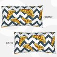 Cute Pizza Wavy Lines King Pillow Cases, Soft King Size Pillow Cases