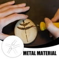 thumbnail image 3 of KALLORY 1Jgo Puntas De Acero Plateado Para Quemado En Madera Y Bambú Con De Impedancia, 3 of 8