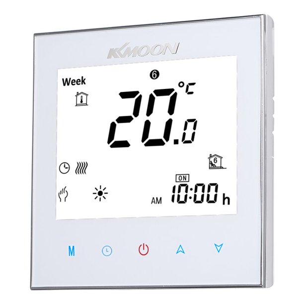 Termostato digital de calefacción por suelo radiante para sistema de calefacción eléctrica Sensor de suelo y aire Ahorro de energía CA 95-240V 16A Pantalla táctil Pantalla LCD Controlador de temperatu esquí esquí Gafas de esquí