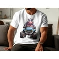 thumbnail image 3 of Funny Hippo Driving Monster Truck Gift for Men Women Kids T-Shirt Cute Hippo Monster Truck Birthday Holiday Presents Tshirt, 3 of 10