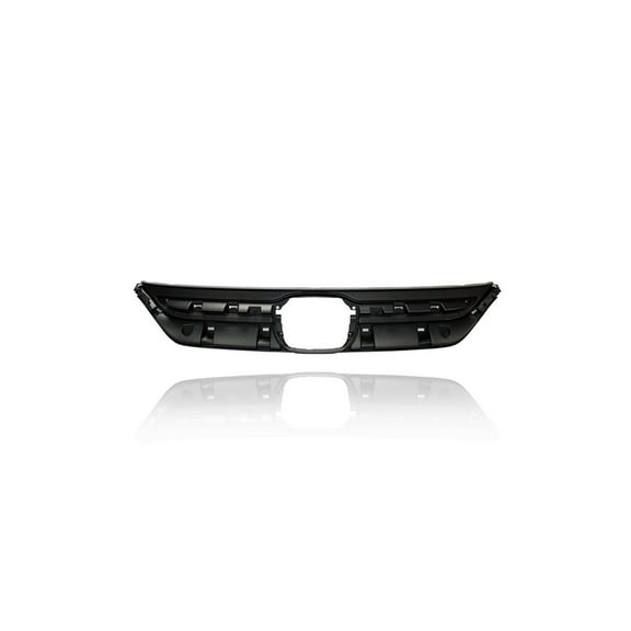 Grille - Compatible/Replacement for '18-20 Honda Odyssey - Main Upper Emblem, Frame Black, With Emblem Provision - 71121THRA01