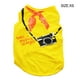 thumbnail image 5 of Methold Ropa para cachorros Sin hebillas Camisa para mascotas Chaleco para perros Camisetas para perros Amarillo brillante XS Type3 NO3 Methold PT003724-09B, 5 of 6