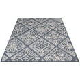 thumbnail image 3 of GAD Jule Premium Geometric Indoor Outdoor Area Rug DENIM BLUE 5'3" X 7'7" Geometric Stain Resistant 5' x 8' Outdoor Patio Rectangle, 3 of 5