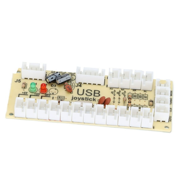 Controlador de Juegos Arcade Codificador USB sin Retardo USB a Botón de Joystick para PC Consola de Juegos Recreativos Retro DIY Compatible cony RPi ANGGREK Otros