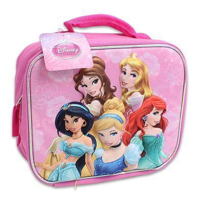 Brand New Disney Princess 3D Pop-up Insulated  Lunch Bag Girls Snack Lunch Bag 