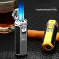 thumbnail image 4 of Cigar Lighter Adjustable Quadruple Jet Flame Lighter Refillable Lighter Pen Jet_b-yky, 4 of 4