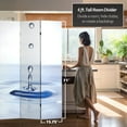 thumbnail image 7 of Oriental Furniture 6 ft. Tall Water Zen Canvas Room Divider - 3 Panel, 7 of 7