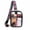 Black, variant on Pink Clear Bag for Stadium Events, Clear Crossbody Bag with Adjustable Strap, Small Concert Purse for Game Day Sports Festivals
