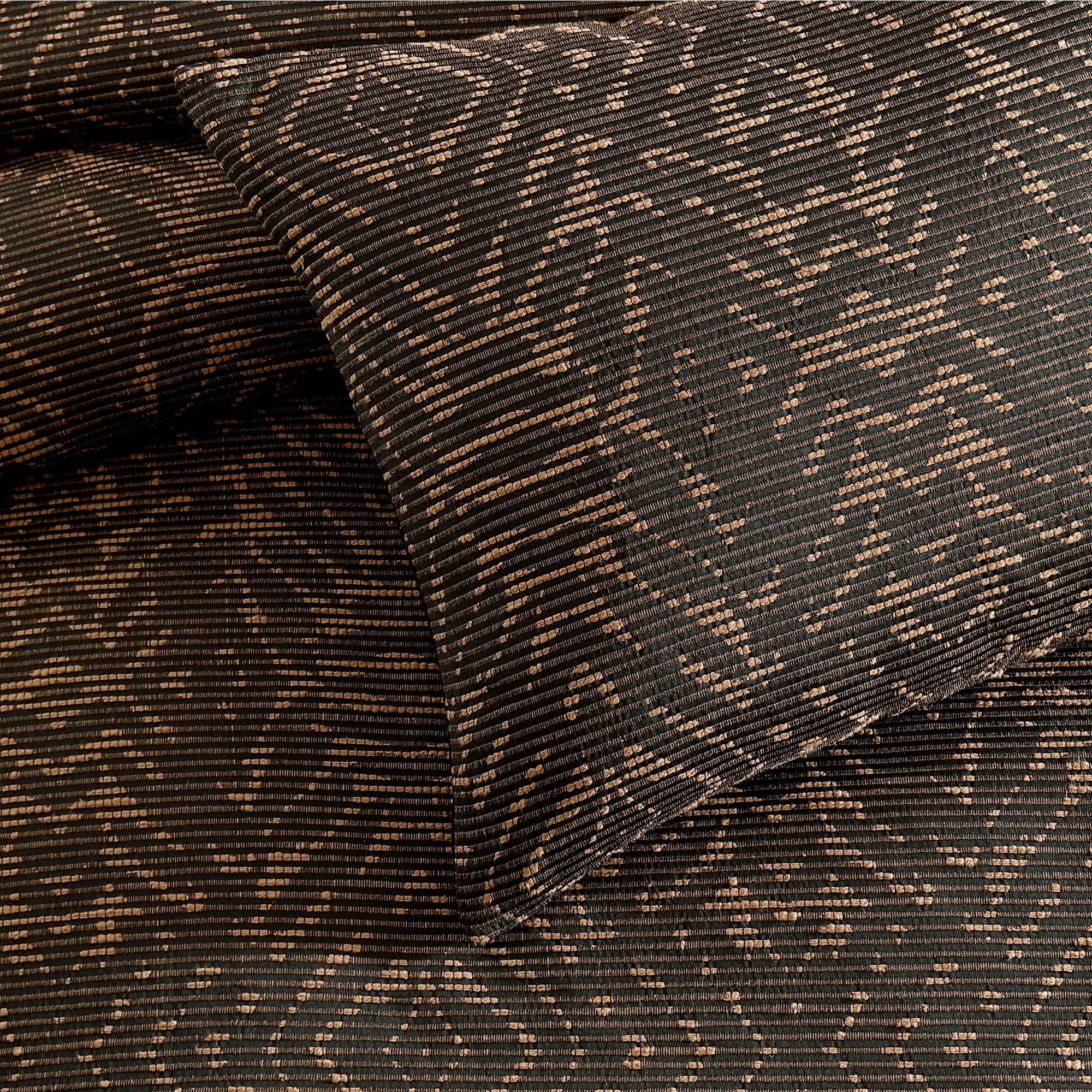 Rochelle Porter Design Tiger Tiger 3-Piece Duvet and Sham Set Cotton Polyester Jacquard Cocoa Full/Queen All Season, Adult
