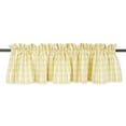 thumbnail image 2 of Lemon Fresh Plaid Window Valance 72x14, 2 of 3