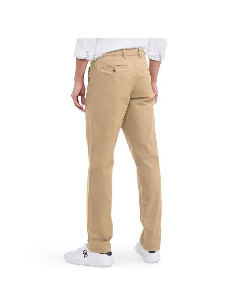 Tommy Hilfiger Mens TH Flex Stretch Custom-Fit Chino Pants, Size - Main Image