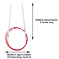 thumbnail image 3 of Agujas de tejer circulares ChiaoGoo Red Lace 81cm US 5, 3 of 7