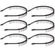 thumbnail image 1 of EeaseMX 6 diademas con peine para dientes, antideslizantes, accesorios de moda para el cabello., 1 of 7