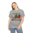 thumbnail image 4 of Happy Hallothanksmas T-shirt Cute Halloween Thanksgiving Christmas Shirt Sport Grey XL, 4 of 6