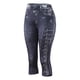thumbnail image 4 of MKLEKYY Vestido deportivo para mujer, mallas casuales para correr para mujer, estampado floral, pantalones ajustados de cintura alta elásticos para fitness, mallas de yoga, 4 of 4