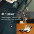 thumbnail image 4 of Key Unity 2 in 1 Tool Bottle Opener and Screw Driver, EDC Titanium Keychain Bottle Opener Tool for All Glass Bottle Caps, KA13, 4 of 8