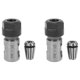 thumbnail image 1 of 2X Er11 5mm Chuck Collet de Eje de Motor Varilla de Extensión del Husillo Interno + Er11 Collet de Resorte para Fresadora Cnc, 1 of 1